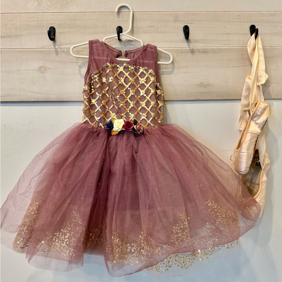 Weissman Tea for Two ballet dance costume, size small child, pink mauve - Picture 7 of 7